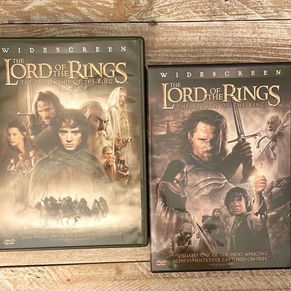 🗡️2 Lord of the Rings Movies DVDs🗡️